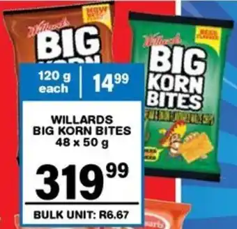 Giant Hyper Willards big korn bites offer