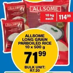 Giant Hyper Allsome long grain parboiled rice offer