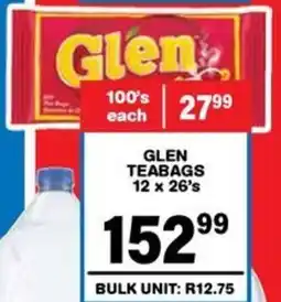Giant Hyper Glen teabags offer