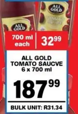 Giant Hyper All gold tomato sauce offer
