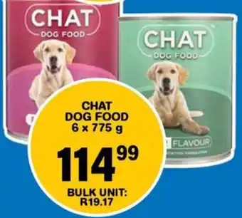 Giant Hyper Chat dog food offer