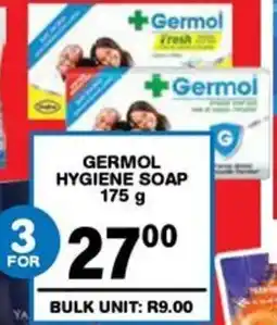 Giant Hyper Germol hygiene soap offer
