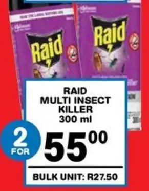 Giant Hyper Raid multi insect killer offer