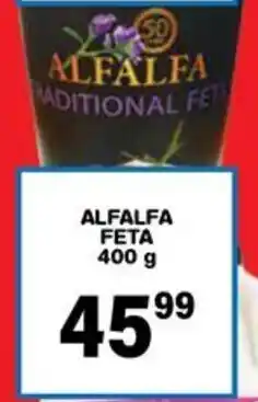 Giant Hyper Alfalfa feta offer