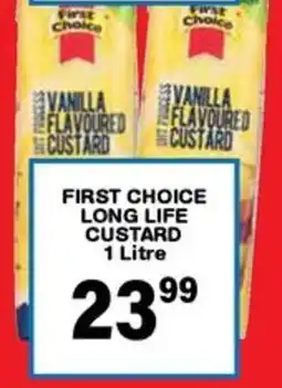 Giant Hyper First choice long life custard offer
