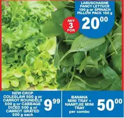 Giant Hyper Labuschagne fancy lettuce or spinach pillow pack offer