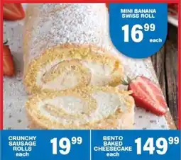Giant Hyper Mini banana swiss roll offer