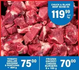 Giant Hyper Chuck & blade beef bone-in offer