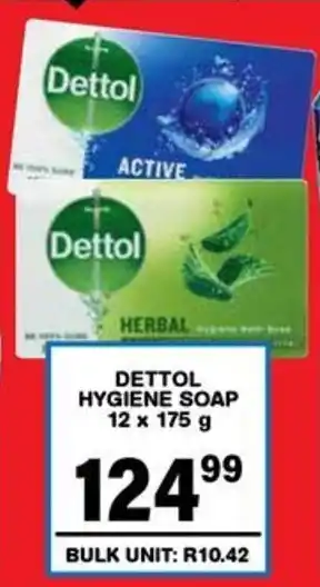 Giant Hyper Dettol hygiene soap offer