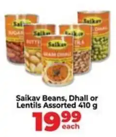 Food Lover's Market Saikav Beans, Dhall or Lentils Assorted offer