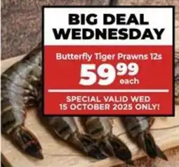 Food Lover's Market Butterfly Tiger Prawns offer