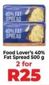 Food Lover's Market Food Lover's 40% Fat Spread offer