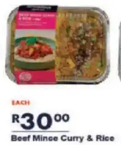 President Hyper Beef Mince Curry & Rice offer