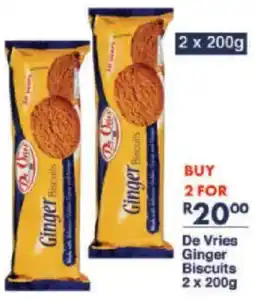 President Hyper De Vries Ginger Biscuits offer