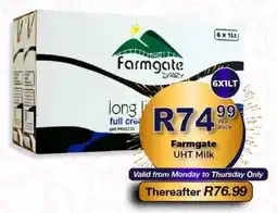 Take 'n Pay Farmgate UHT Milk offer