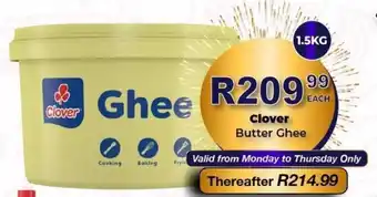 Take 'n Pay Clover Butter Ghee offer