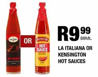 Take 'n Pay La italiana or kensington hot sauces offer