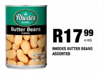 Take 'n Pay Rhodes butter beans assorted offer