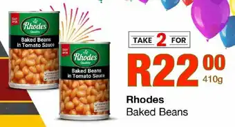 Take 'n Pay Rhodes Baked Beans offer