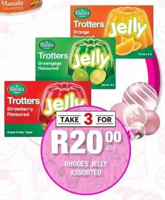 Take 'n Pay Rhodes jelly assorted offer