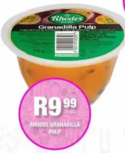 Take 'n Pay Rhodes granadilla pulp offer