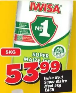 OK Grocer Iwisa No.1 Super Maize Meal offer