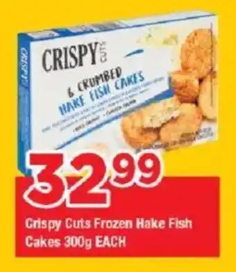 OK Grocer Crispy Cuts Frozen Hake Fish Cakes offer