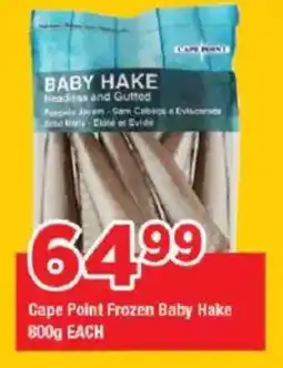 OK Grocer Cape Point Frozen Baby Hake offer
