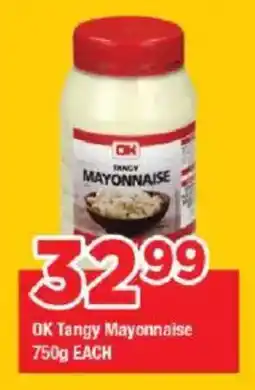 OK Grocer OK Tangy Mayonnaise offer