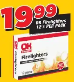 OK Grocer OK Firelighters offer