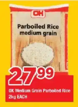 OK Grocer OK Medium Grain Parboiled Rice offer