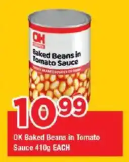 OK Grocer OK Baked Beans in Tomato Sauce offer