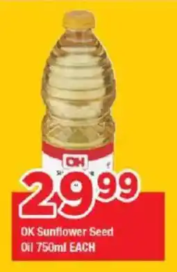 OK Grocer OK Sunflower Seed Oil offer