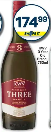 Pick n Pay KWV 3-Year Old Brandy 750ml offer