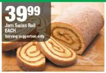 OK Grocer Jam Swiss Roll offer