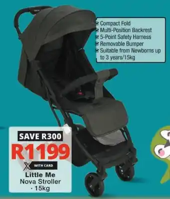 Checkers Little Me Nova Stroller offer