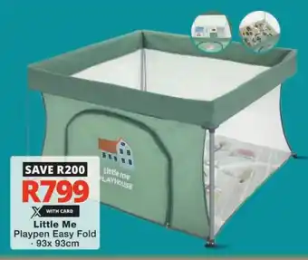 Checkers Little Me Playpen Easy Fold offer