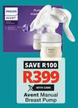 Checkers Avent Manual Breast Pump offer