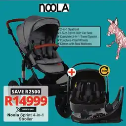 Checkers Noola Sprint 4-in-1 Stroller offer