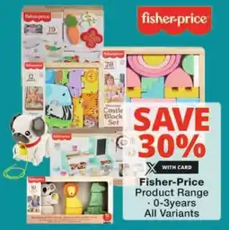 Checkers Fisher-Price Product Range offer
