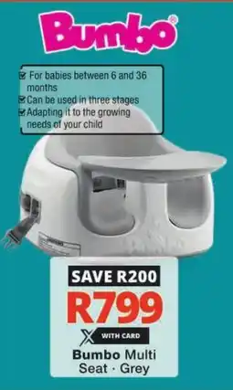 Checkers Bumbo Multi Seat offer
