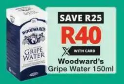 Checkers Woodward's Gripe Water offer