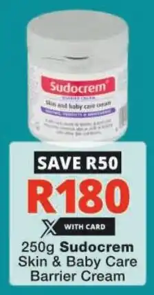 Checkers Sudocrem Skin & Baby Care Barrier Cream offer