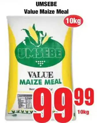 Boxer UMSEBE Value Maize Meal offer