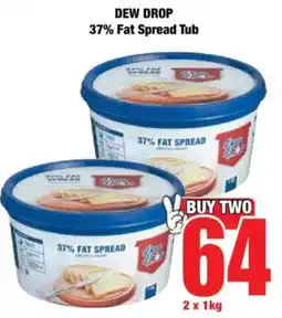 Boxer DEW DROP 37% Fat Spread Tub offer