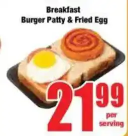 Boxer Breakfast Burger Patty & Fried Egg offer