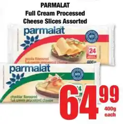 Boxer PARMALAT Full Cream Processed Cheese Slices Assorted offer