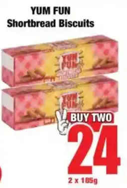 Boxer YUM FUN Shortbread Biscuits offer