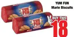 Boxer YUM FUN Marie Biscuits offer
