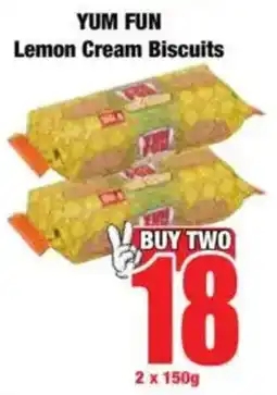 Boxer YUM FUN Lemon Cream Biscuits offer